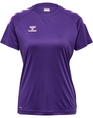 hmlCORE XK CORE POLY TEE  S/S WOMAN / Interlock-Stoff