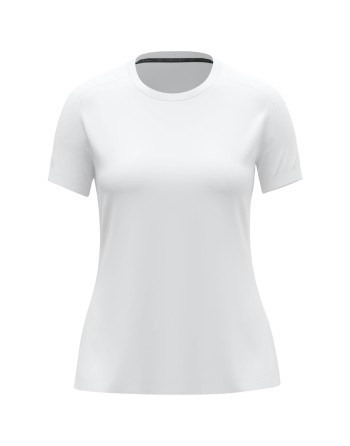 T-Shirt Uni Damen / Polyester-Mini-Piquet