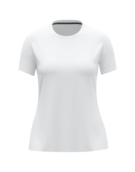 T-Shirt Uni Damen / Polyester-Mini-Piquet
