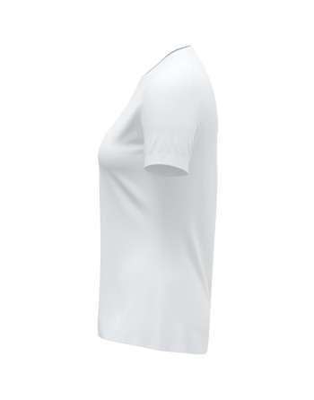 T-Shirt Uni Damen / Polyester-Mini-Piquet