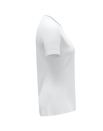 T-Shirt Uni Damen / Polyester-Mini-Piquet